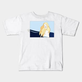 Naiades - Goddess of the Seas #woman #girl #beauty #fineart #popart #home #decor #fashion #buyart #artprint #minimal #drawing Kids T-Shirt